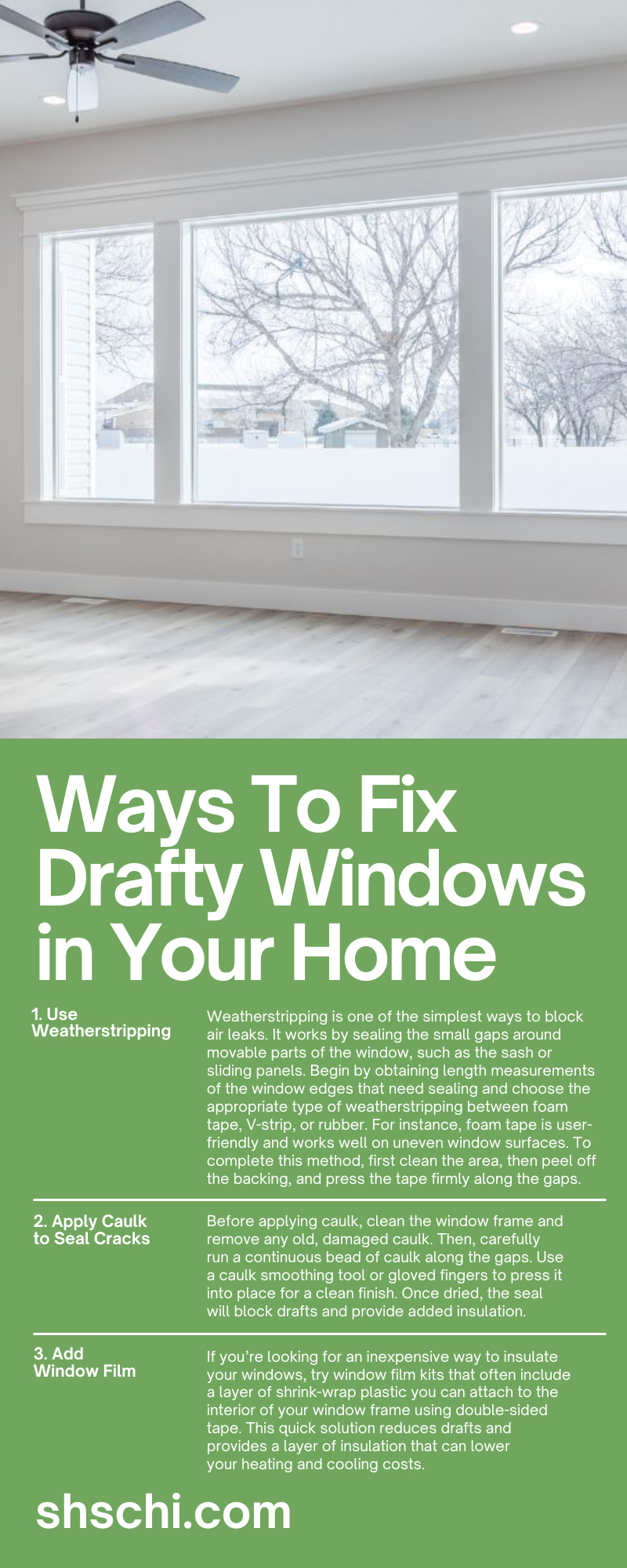 9 Ways To Fix Drafty Windows in Your Home